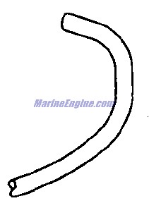Evinrude Johnson OMC 0345449 - Oil Inlet Filter To Oil Lift Pump Hose