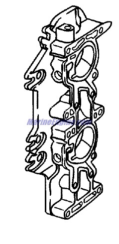 Evinrude Johnson OMC 0346461 - Intake Manifold