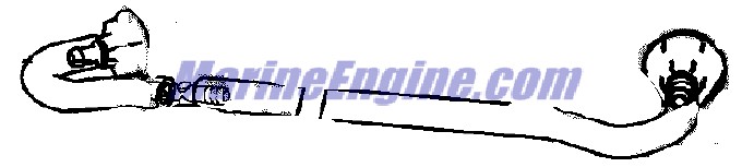 Evinrude Johnson OMC 0346536 - Hose