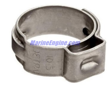 Evinrude Johnson OMC 0347108 - Clamp, EAR-13.8MM