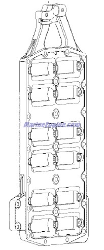 Evinrude Johnson OMC 0349332 - Reed Plate