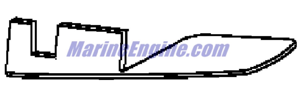 Evinrude Johnson OMC 0349435 - Foam Barrier, Lower