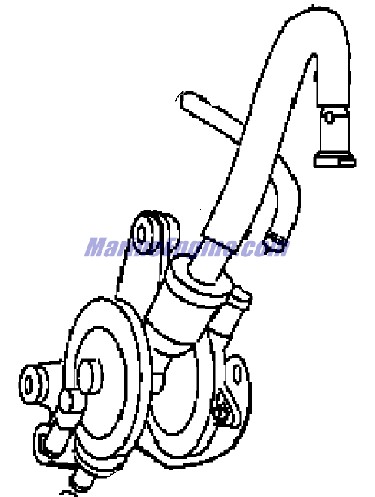Evinrude Johnson OMC 0349511 - Hose