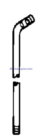 Evinrude Johnson OMC 0349590 - Shift Rod 20 Mag