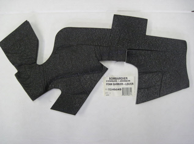 Evinrude Johnson OMC 0349649 - Foam Barrier, Lower