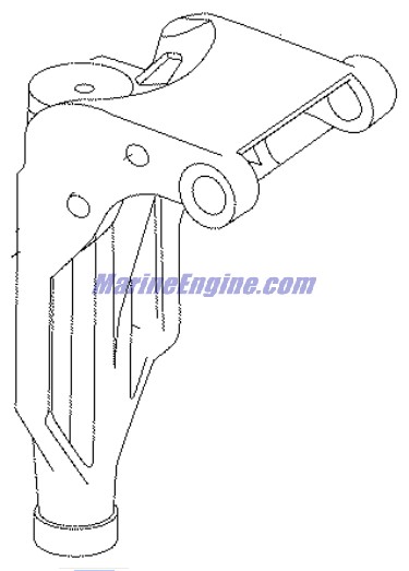 Evinrude Johnson OMC 0350484 - Swivel Bracket