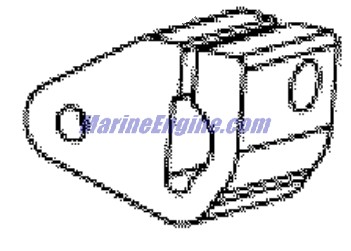 Evinrude Johnson OMC 0350614 - Lever, SHFT40-60FFI