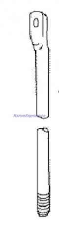 Evinrude Johnson OMC 0350622 - Shift Rod