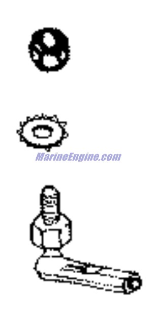 Evinrude Johnson OMC 0351005 - Ball Joint #26019