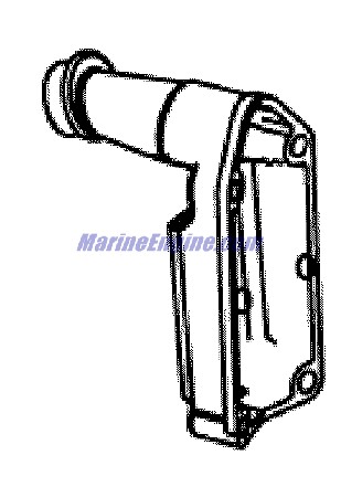 Evinrude Johnson OMC 0351231 - Muffler