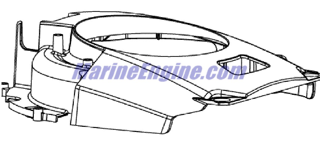Evinrude Johnson OMC 0351254 - Flywheel Cover