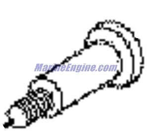 Evinrude Johnson OMC 0351270 - Screw, Stop Link to Stern Bracket