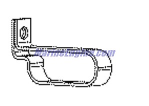 Evinrude Johnson OMC 0351281 - Clamp