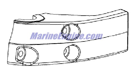 Evinrude Johnson OMC 0351316 - Bracket, Lower Mount