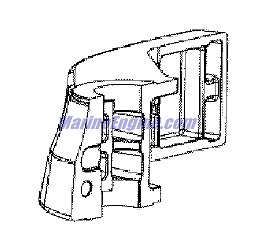 Evinrude Johnson OMC 0351317 - Bracket, Lower Mount