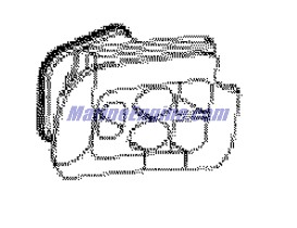 Evinrude Johnson OMC 0351376 - Grommet