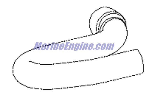 Evinrude Johnson OMC 0351443 - Hose