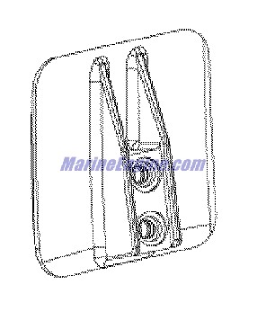 Evinrude Johnson OMC 0351495 - Bracket, Latch