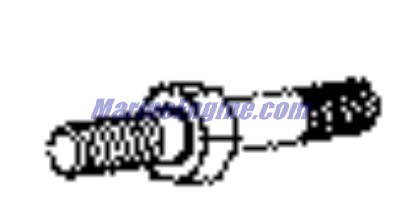 Evinrude Johnson OMC 0351827 - Bolt, Double Ended