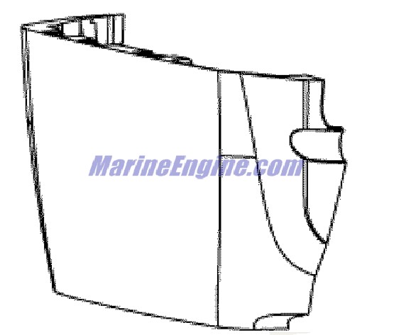 Evinrude Johnson OMC 0351837 - Sound Barrier - Port