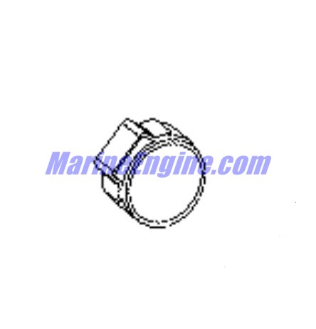 Evinrude Johnson OMC 0351862 - Clamp, EAR-42.5MM