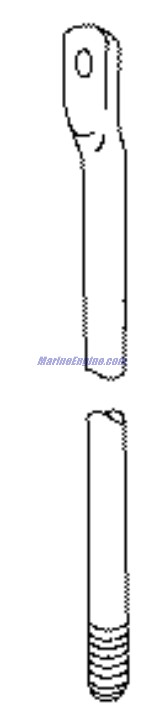 Evinrude Johnson OMC 0351910 - Shift Rod