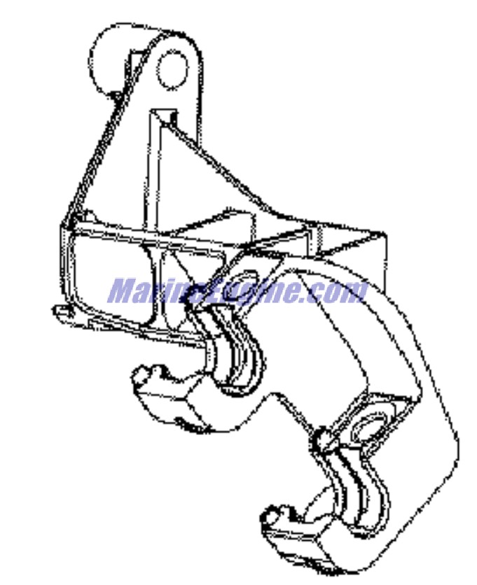 Evinrude Johnson OMC 0351927 - Trunnion Bracket