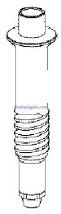 Evinrude Johnson OMC 0352318 - Drive Shaft, Lower