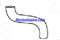 Evinrude Johnson OMC 0352480 - Hose