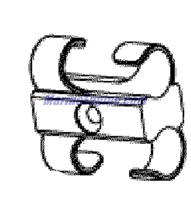Evinrude Johnson OMC 0352531 - Clip, Fuel Hose