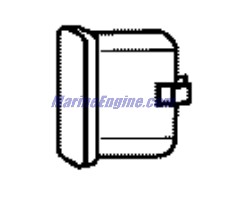 Evinrude Johnson OMC 0352674 - Cap, No Power Tilt & Trim