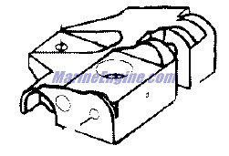 Evinrude Johnson OMC 0355221 - Steering Arm Bracket
