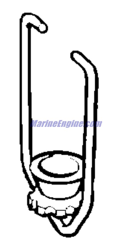 Evinrude Johnson OMC 0378732 - Thumb Nut