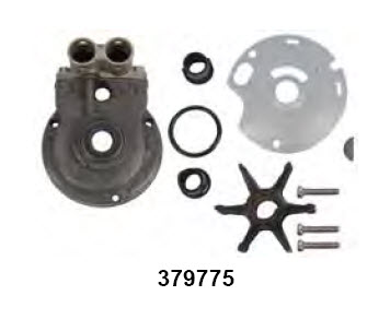Evinrude Johnson OMC 0379775 - Water Pump Kit, Dual Tube Housing