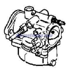 Evinrude Johnson OMC 0382316 - Carburetor Assembly, Upper and Lower.