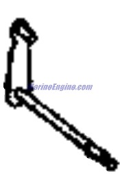 Evinrude Johnson OMC 0383593 - Throttle Assembly
