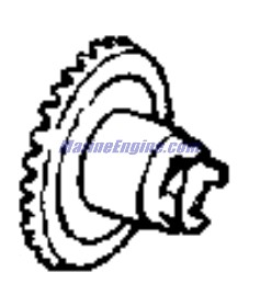 Evinrude Johnson OMC 0385513 - Forward Gear & Bushing