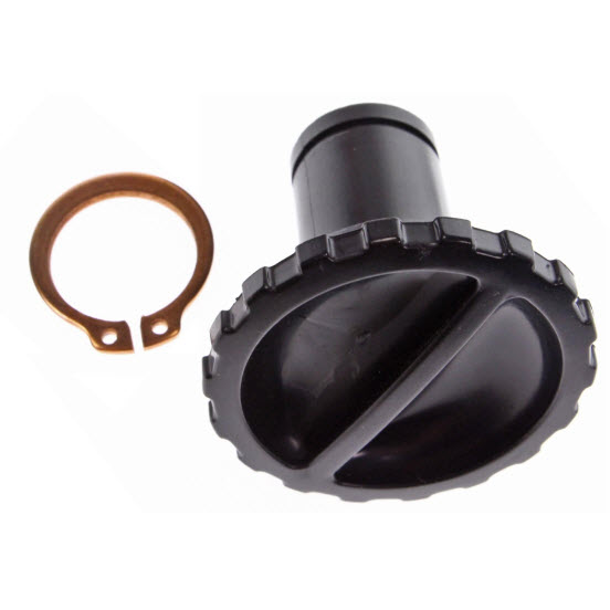 Evinrude Johnson OMC 0387272 - Knob And Retaining Ring, Idle Adjustment