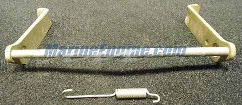 Evinrude Johnson OMC 0388617 - Spring Lever And Rod Assembly