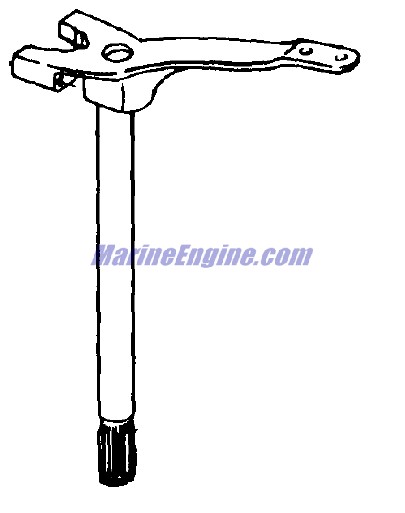 Evinrude Johnson OMC 0390535 - Pivot Shaft & Arm