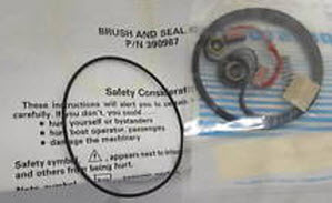 Evinrude Johnson OMC 0390987 - Brush and Seal Kit