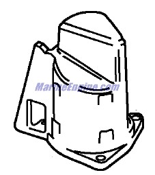 Evinrude Johnson OMC 0391163 - Reservoir & Tag