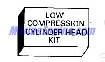 Evinrude Johnson OMC 0391218 - Low Compression Cylinder Head Kit