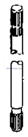 Evinrude Johnson OMC 0391595 - Drive Shaft -lng 4HP