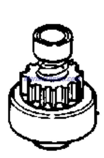 Evinrude Johnson OMC 0391744 - Starter Drive Assembly