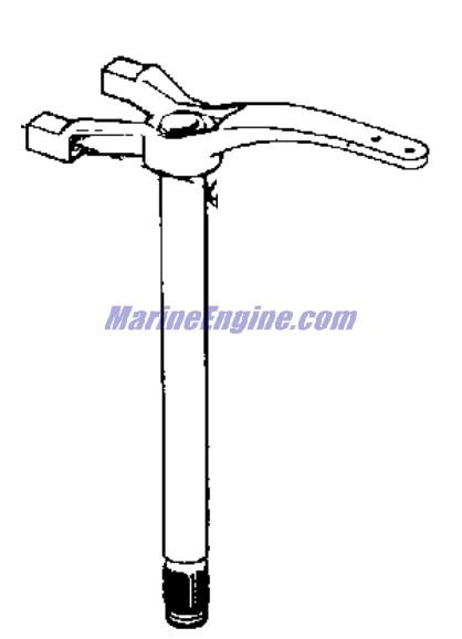 Evinrude Johnson OMC 0392517 - Steer Arm & Shaft