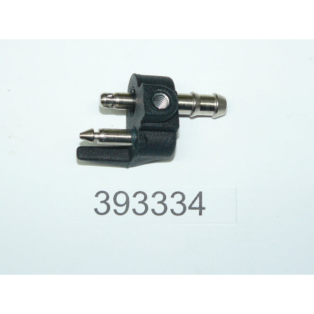 Evinrude Johnson OMC 0393334 - Fuel Connector, Male, 3/8 Inch Barb