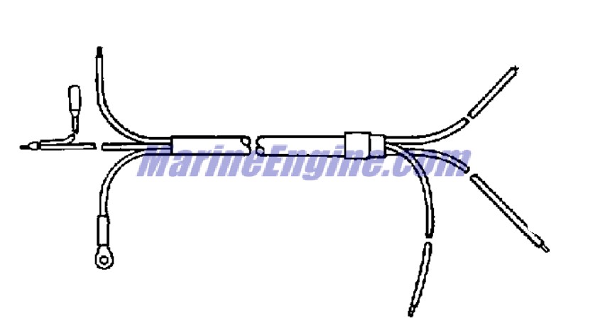 Evinrude Johnson OMC 0393979 - Cable Assembly