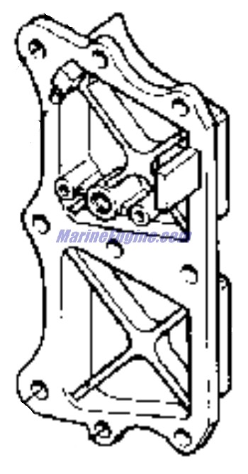 Evinrude Johnson OMC 0394243 - Bypass Cover Assembly