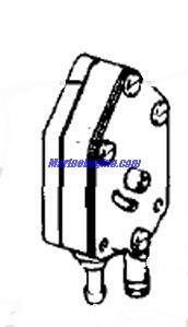 Evinrude Johnson OMC 0395717 - Fuel Pump Assembly